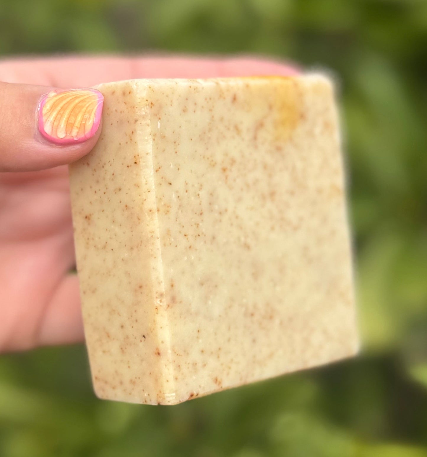 Sweet Orange Soap with Walnut Scrub