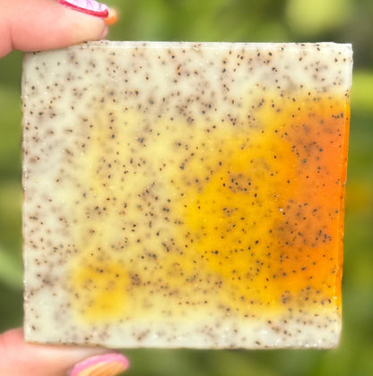 Sweet Orange Soap with Coconut Scrub