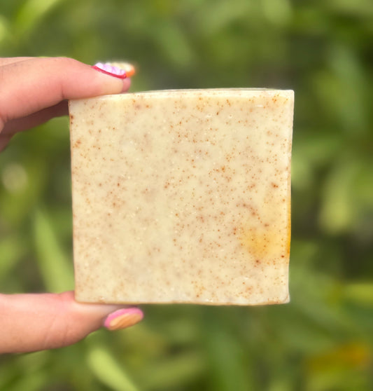 Coconut Soap with Walnut Scrub